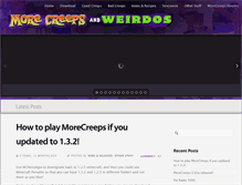 Tablet Screenshot of morecreeps.com